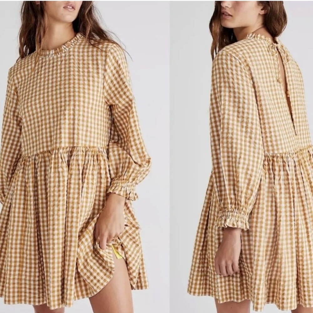 Free People Gingham Living For This Tunic Dress